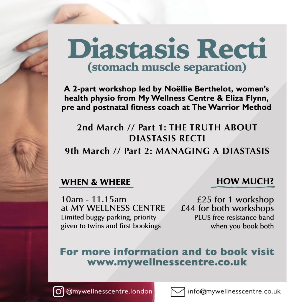 diastasis recti workshop flyer